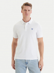 Guess Polo s&auml;rk F6GP03 K9WF1 Valge Slim Fit