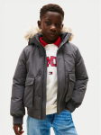 Tommy Hilfiger Talvejope Hooded Fake Fur Bomber KB0KB09887 Hall Regular Fit