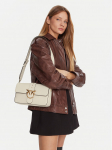 PINKO K&auml;ekott Love One Classic Slouchy Fl PLTT 104524 A2OX Valge