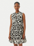 LOLA CASADEMUNT Suvekleit LS2616040 Must Regular Fit