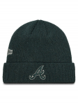 New Era M&uuml;ts Atlanta Braves World Series Patch Cuff Knit Beanie 60580730 Roheline