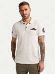 Petrol Industries Polo s&auml;rk M-1050-POL946 Ekr&uuml;&uuml;v&auml;rv Regular Fit