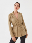TWINSET Pintsak 232TP2901 Beež Regular Fit