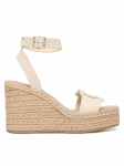 Calvin Klein Espadrillid Wedge Espad 70 Embl Lth HW0HW02897 Beež