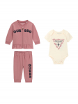 Guess Komplekti kuuluvad pluus, bodi ja dressip&uuml;ksid S6YG10 K3951 Roosa Regular Fit