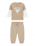 Guess Komplekti kuulub s&auml;rkpluus ja p&uuml;ksid I6YG01 K3964 Beež Regular Fit