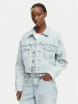 Calvin Klein Jeans Teksajakk LV047F680G Sinine Cropped Fit