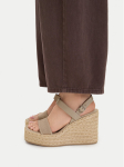 Calvin Klein Espadrillid Wedge Espad 70 Webbing Lth HW0HW02901 Beež