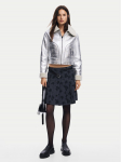 Desigual Tehisnahast jope Londres 24WWEW32 H&otilde;bedane Regular Fit