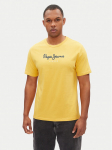 Pepe Jeans T-s&auml;rk Eggo N PM508208 Kollane Regular Fit S