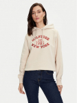 Tommy Hilfiger Pluus Varsity WW0WW42098 Beež Regular Fit XS