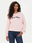 Tommy Hilfiger Pluus Modern Script WW0WW42615 Roosa Regular Fit XL