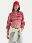 Tommy Jeans Kampsun Badge DW0DW21677 Roosa Regular Fit