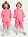 adidas Komplekti kuuluvad t-s&auml;rk ja &scaron;ortsid Big Logo Execution KA0222 Roosa Loose Fit