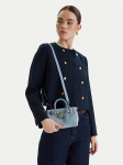 Tommy Hilfiger K&auml;ekott American Icon Micro Tote Suede AW0AW18853 Sinine