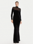 Elisabetta Franchi &Otilde;htune kleit AB-R42-57E2-V660 Must Slim Fit