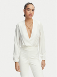 Elisabetta Franchi Bodi CB-007-62E2-V420 Valge Regular Fit