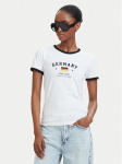 Guess Jeans T-s&auml;rk W6YI16 K3995 Valge Slim Fit