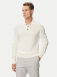 Tommy Jeans Kampsun Essential DM0DM20304 Valge Slim Fit