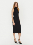 TWINSET Kootud kleit 242TF3030 Must Slim Fit XL