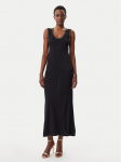 LOLA CASADEMUNT Kootud kleit MS2516034 Must Regular Fit M