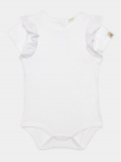 United Colors Of Benetton Laste bodi 3P4ZAB00D Valge Regular Fit