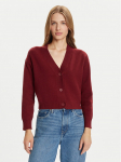 Vero Moda Kardigan Gold Art 10332210 Bordoopunane Regular Fit