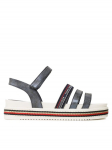 Tommy Hilfiger Sandaalid Platform Velcro Sandal T3A2-32763-0568 S Tumesinine