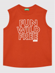 United Colors Of Benetton Top 3096CH004 Punane Regular Fit