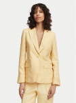 Weekend Max Mara Pintsak Nalut 2615041072 Kollane Regular Fit