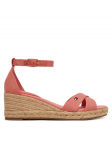 Tommy Hilfiger Espadrillid Hemp Crossover Strap Wedge Espadrilles FW0FW09332 Roosa 38