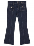 Guess Teksad J5BA16 D5FM0 Tumesinine Flare Fit