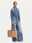 Calvin Klein K&auml;ekott Foil Logo Tote LV04F3274G Beež