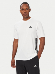 adidas T-s&auml;rk Workout Essentials Base 3-Stripes KD0699 Valge Regular Fit
