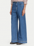 Weekend Max Mara Teksad Vega 2625186021 Sinine Wide Leg