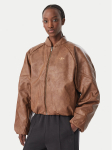 adidas Tehisnahast jope Sst KR9573 Pruun Loose Fit