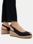 Tommy Hilfiger Espadrillid Mid Wedge Espad Slingback FW0FW09228 Tumesinine