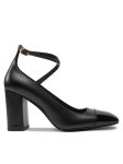 Stuart Weitzman Tacones Eden Strap 85 SK085 Must