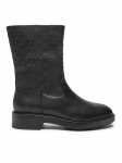 Calvin Klein Saapad Flat Ankle Boot Mono Mix HW0HW02195 Must