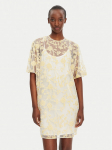 ROTATE Kokteilikleit 113675858 Kollane Relaxed Fit