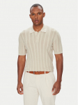 Baldessarini Polo s&auml;rk B4 50024.5232 Beež Slim Fit XL