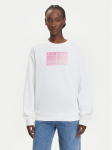 Tommy Jeans Pluus Gradient Flag DW0DW21396 Valge Relaxed Fit L