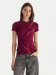 Desigual T-s&auml;rk Lala 25WWTK16 Bordoopunane Regular Fit