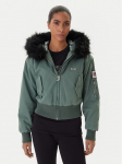 Juicy Couture Bomber-jakk JCOIJ225553 Roheline Regular Fit XXS