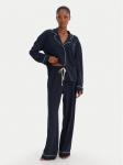Tommy Hilfiger Pidžaama UW0UW06142 Tumesinine Relaxed Fit