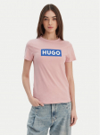 HUGO T-s&auml;rk Classic 50510772 Roosa Slim Fit