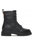Tommy Hilfiger Saapad Th Plaque Pebble Lace Boot Warm FW0FW08767 Must 36