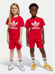 adidas Komplekti kuuluvad t-s&auml;rk ja &scaron;ortsid adicolor JC9156 Punane Regular Fit 7_8