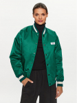 Mercer Amsterdam Bomber-jakk Unisex The Re-Varsity MEAP231010 Roheline Relaxed Fit
