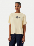 Tommy Hilfiger T-s&auml;rk Crest WW0WW48713 Kreemjas Relaxed Fit